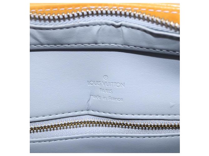 LOUIS VUITTON Borsa a mano Houston Monogram Vernis Grigio M91053 LV Auth BA8340 - vista 17