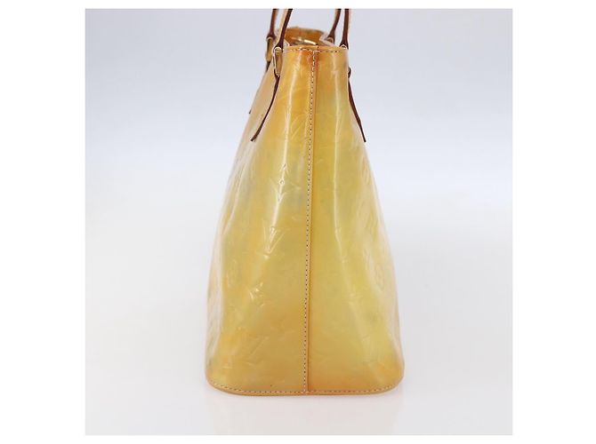 LOUIS VUITTON Borsa a mano Houston Monogram Vernis Grigio M91053 LV Auth BA8340 - vista 4