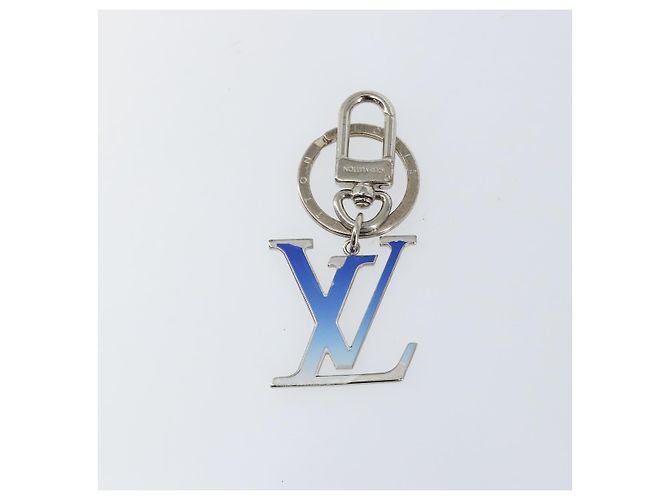 LOUIS VUITTON Portachiavi Gradient Charm metal Blu MP2789 LV Auth 145543 - vista 2