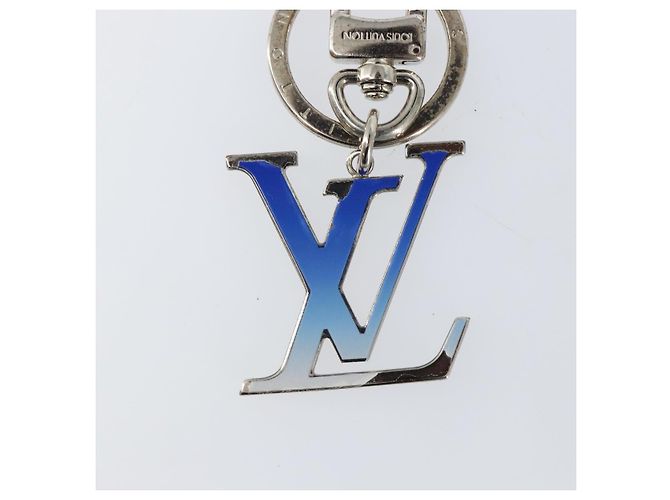 LOUIS VUITTON Portachiavi Gradient Charm metal Blu MP2789 LV Auth 145543 - vista 4