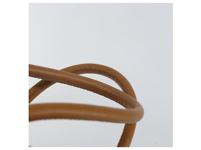 Céline Borsa a mano CELINE in nylon marrone oro Auth 143497 D'oro - vista 8