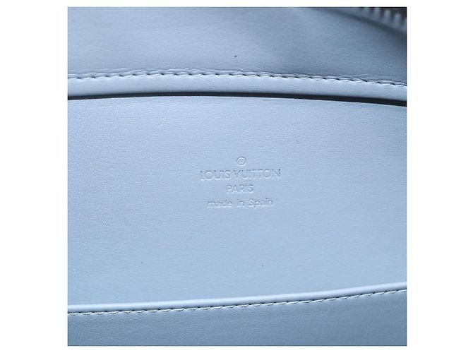 LOUIS VUITTON Bolsa Tote Columbus Monogram Vernis Gris M91028 LV Auth 146210 - vista 15