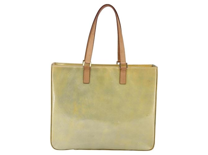 LOUIS VUITTON Bolsa Tote Columbus Monogram Vernis Gris M91028 LV Auth 146210 - vista 3