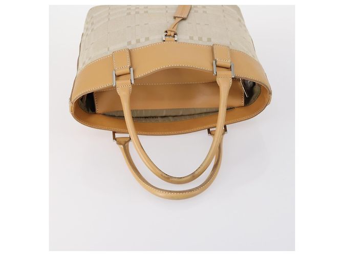 Bolso Tote Nova Check Burberry de Lona 4 piezas Beige Auth bs29616 - vista 12