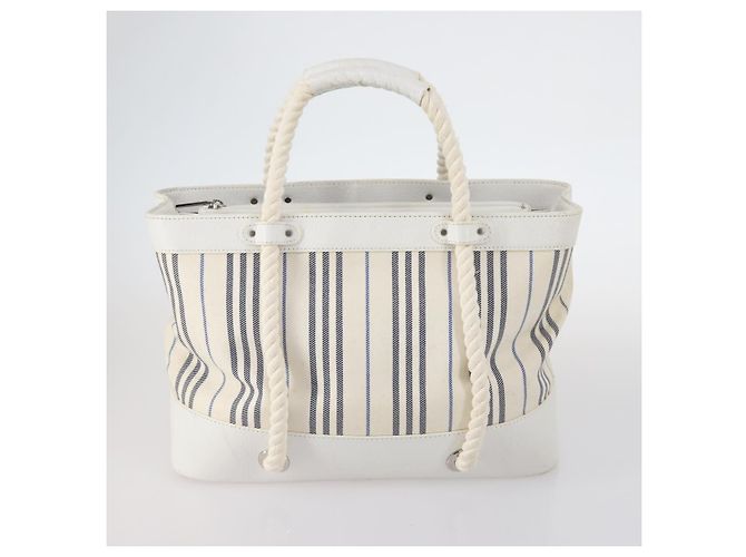 Bolso Tote Nova Check Burberry de Lona 4 piezas Beige Auth bs29616 - vista 16