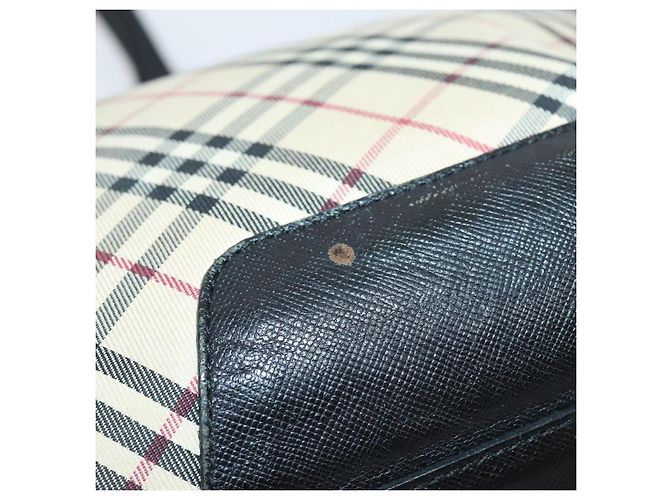 Bolso Tote Nova Check Burberry de Lona 4 piezas Beige Auth bs29616 - vista 7