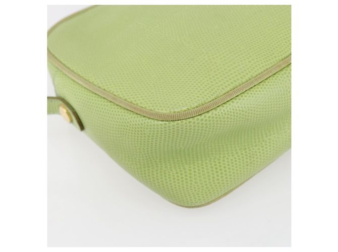 Borsa a Spalla Vala in Pelle Verde Oro Auth BA8392 di Salvatore Ferragamo D'oro - vista 13