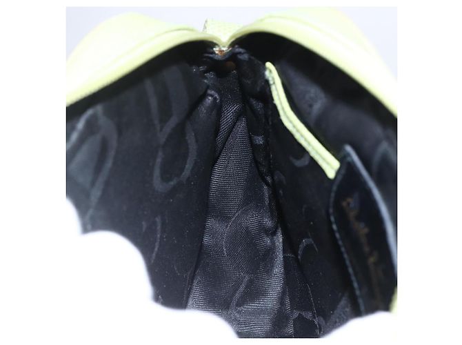 Borsa a Spalla Vala in Pelle Verde Oro Auth BA8392 di Salvatore Ferragamo D'oro - vista 19