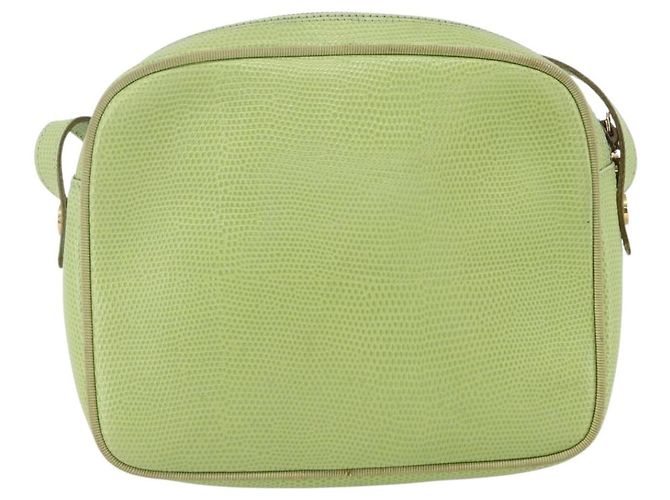 Borsa a Spalla Vala in Pelle Verde Oro Auth BA8392 di Salvatore Ferragamo D'oro - vista 3