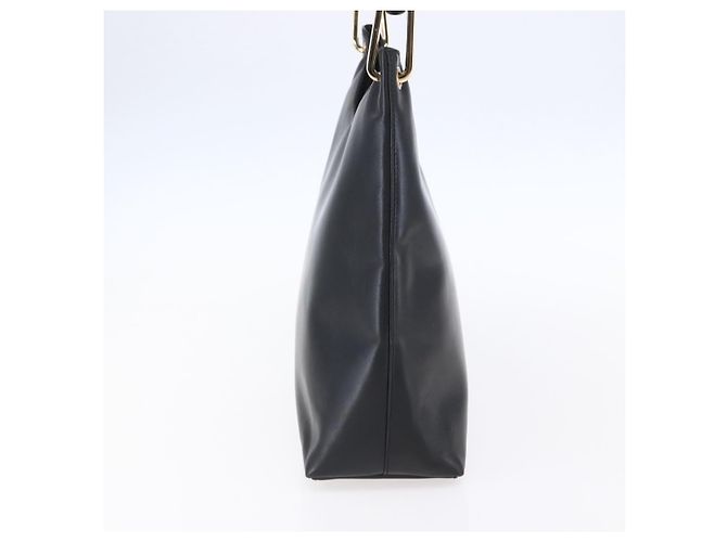 Borsa a Spalla in Pelle Gucci Bamboo Nera Oro 001 3007 Auth gh1309 Nero D'oro - vista 4