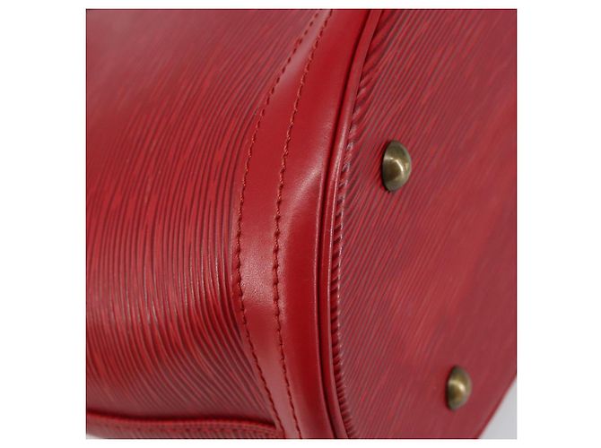 LOUIS VUITTON Borsa a Spalla Epi Bucket PM Rossa M5899E LV Auth 143626 Rosso - vista 11