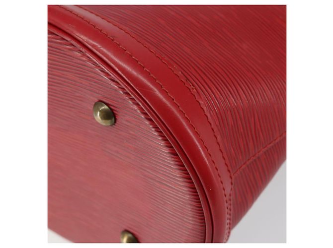 LOUIS VUITTON Borsa a Spalla Epi Bucket PM Rossa M5899E LV Auth 143626 Rosso - vista 12
