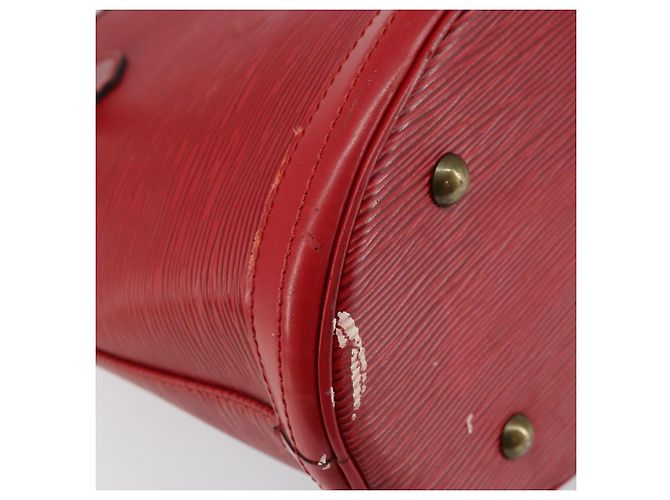 LOUIS VUITTON Borsa a Spalla Epi Bucket PM Rossa M5899E LV Auth 143626 Rosso - vista 13