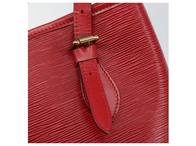 LOUIS VUITTON Borsa a Spalla Epi Bucket PM Rossa M5899E LV Auth 143626 Rosso - vista 15