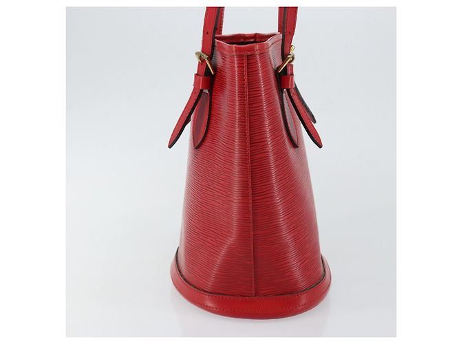 LOUIS VUITTON Borsa a Spalla Epi Bucket PM Rossa M5899E LV Auth 143626 Rosso - vista 4