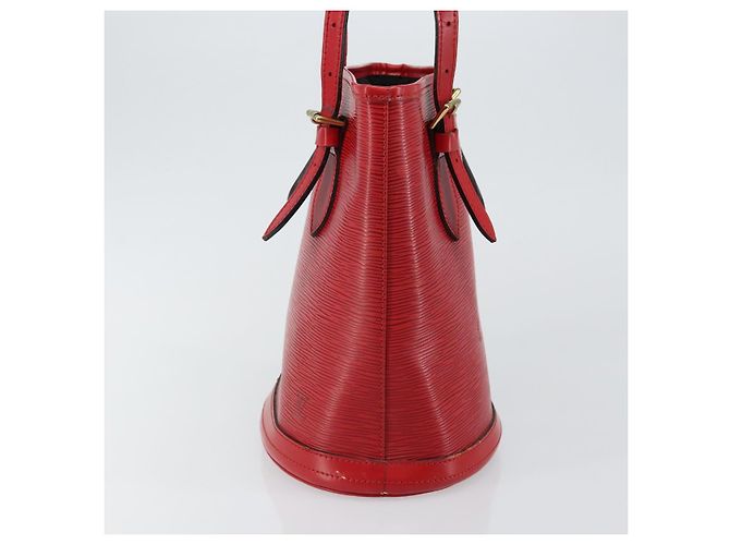 LOUIS VUITTON Borsa a Spalla Epi Bucket PM Rossa M5899E LV Auth 143626 Rosso - vista 5