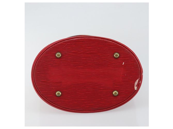 LOUIS VUITTON Borsa a Spalla Epi Bucket PM Rossa M5899E LV Auth 143626 Rosso - vista 9