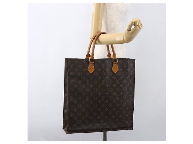 LOUIS VUITTON Borsa Sac Plat Monogram M51140 LV Auth ka630 Monogramma - vista 19