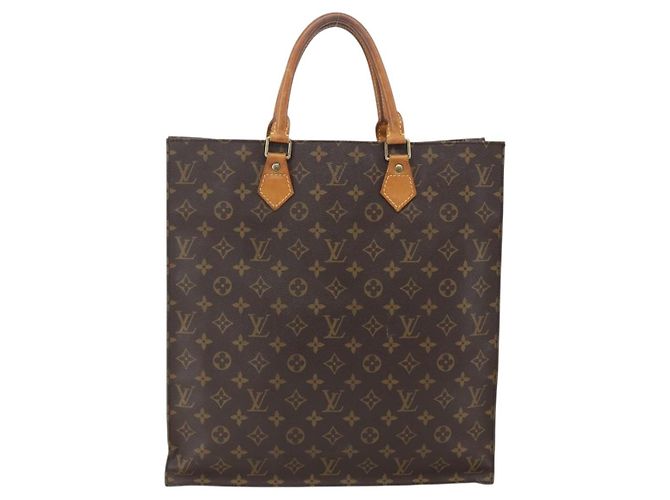 LOUIS VUITTON Borsa Sac Plat Monogram M51140 LV Auth ka630 Monogramma - vista 2