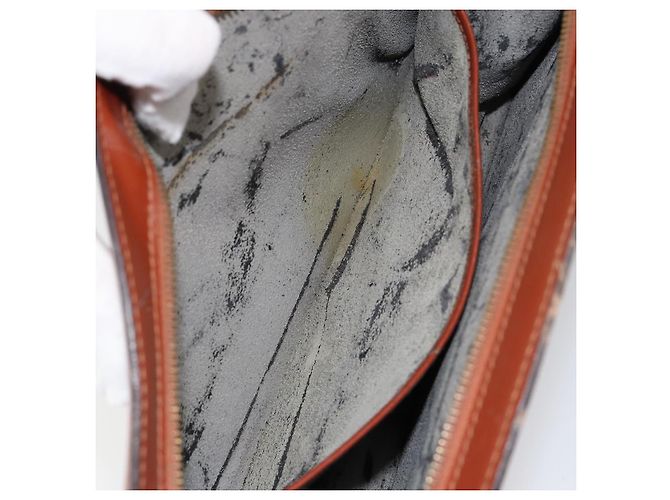 LOUIS VUITTON Pochette Crete Epi Marrone M48403 LV Auth ep11597 - vista 18