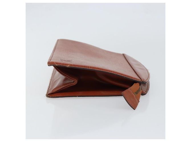 LOUIS VUITTON Pochette Crete Epi Marrone M48403 LV Auth ep11597 - vista 3
