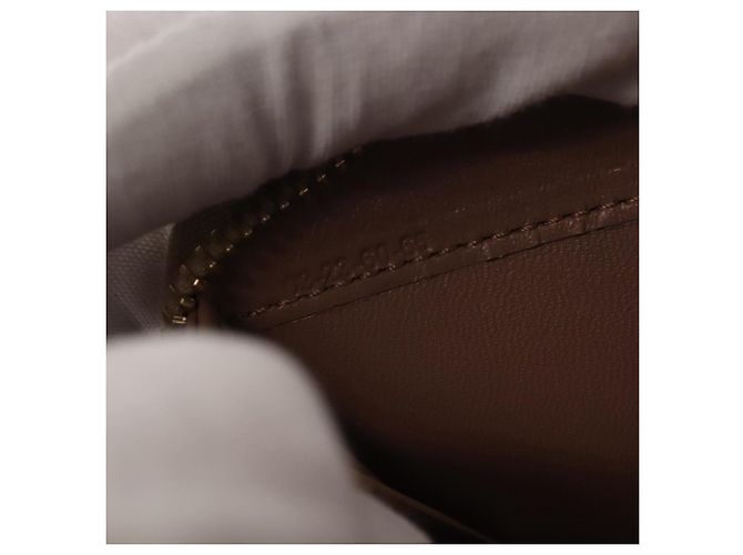 Chloé Cartera Larga de Cuero Beige Chloe Sense Auth 148479 - vista 11