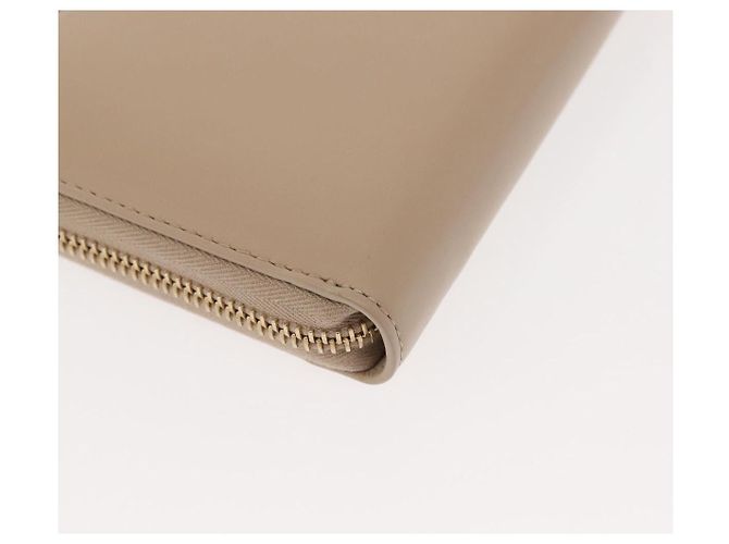Chloé Cartera Larga de Cuero Beige Chloe Sense Auth 148479 - vista 15