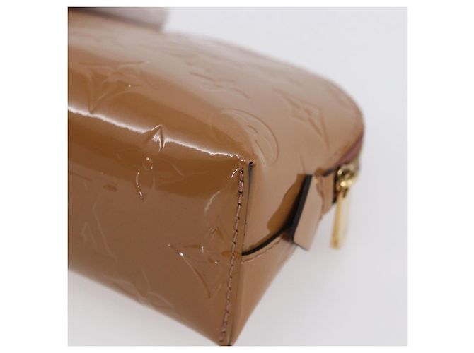 LOUIS VUITTON Pochette Pouch Monogram Vernis Rosa Velours M90008 LV Auth BA7432 - vista 15