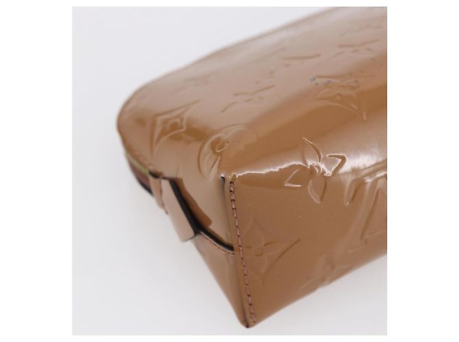 LOUIS VUITTON Pochette Pouch Monogram Vernis Rosa Velours M90008 LV Auth BA7432 - vista 16