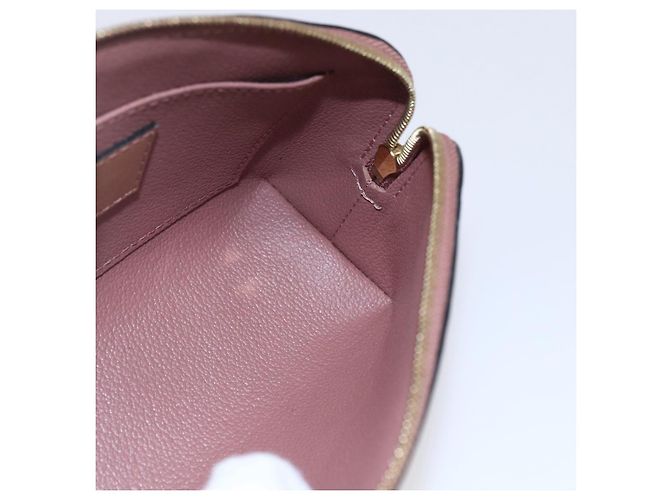 LOUIS VUITTON Pochette Pouch Monogram Vernis Rosa Velours M90008 LV Auth BA7432 - vista 18