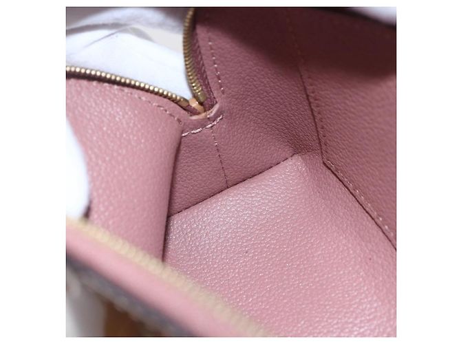LOUIS VUITTON Pochette Pouch Monogram Vernis Rosa Velours M90008 LV Auth BA7432 - vista 19