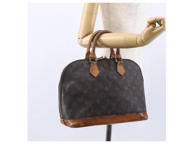 LOUIS VUITTON Borsa a Mano Monogram Alma M51130 LV Auth 151118 Monogramma - vista 21