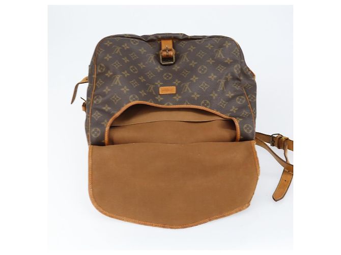 LOUIS VUITTON Monogram Saumur 35 Shoulder Bag M42254 LV Auth bs30448 - view 23