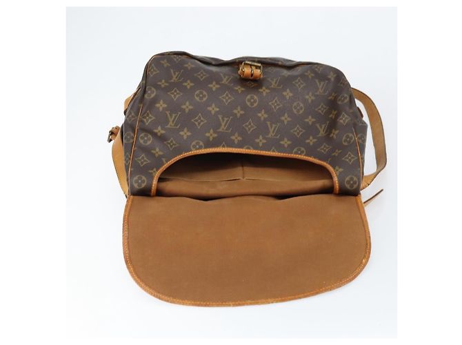 LOUIS VUITTON Monogram Saumur 35 Shoulder Bag M42254 LV Auth bs30448 - view 29