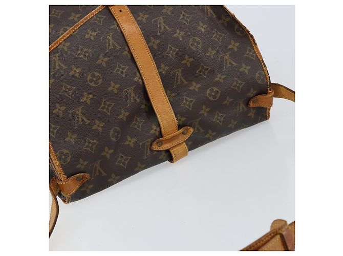 LOUIS VUITTON Monogram Saumur 35 Shoulder Bag M42254 LV Auth bs30448 - view 6