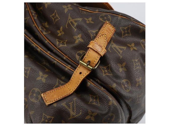 LOUIS VUITTON Monogram Saumur 35 Shoulder Bag M42254 LV Auth bs30448 - view 9