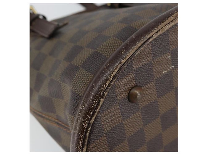 LOUIS VUITTON Borsa a Spalla Damier Ebene Marais N42240 LV Auth 150257 - vista 14
