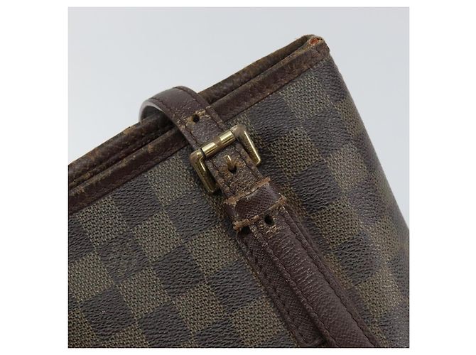LOUIS VUITTON Borsa a Spalla Damier Ebene Marais N42240 LV Auth 150257 - vista 17