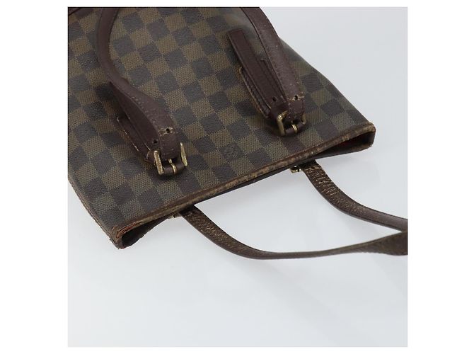 LOUIS VUITTON Borsa a Spalla Damier Ebene Marais N42240 LV Auth 150257 - vista 6