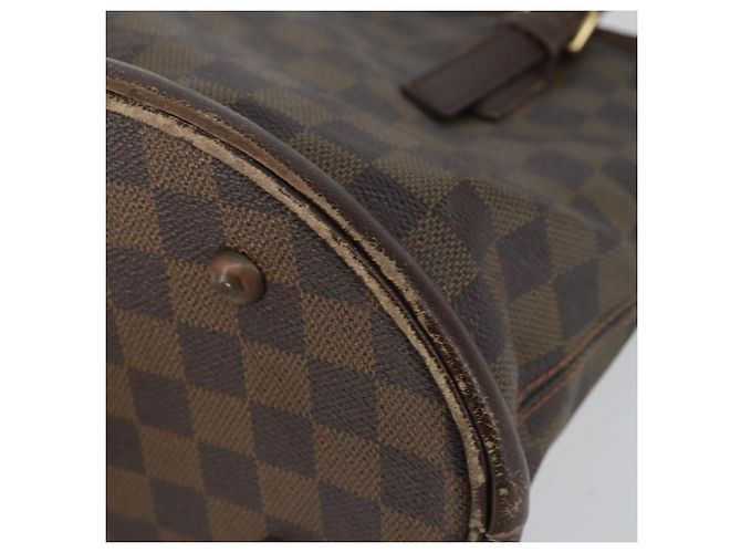 LOUIS VUITTON Borsa a Spalla Damier Ebene Marais N42240 LV Auth 150257 - vista 9