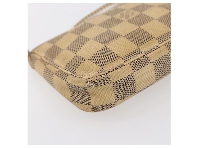 LOUIS VUITTON Mini Pochette Accessoires Damier Azur N63005 Auth LV 150585 - vista 15