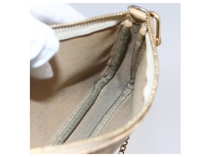 LOUIS VUITTON Mini Pochette Accessoires Damier Azur N63005 Auth LV 150585 - vista 19
