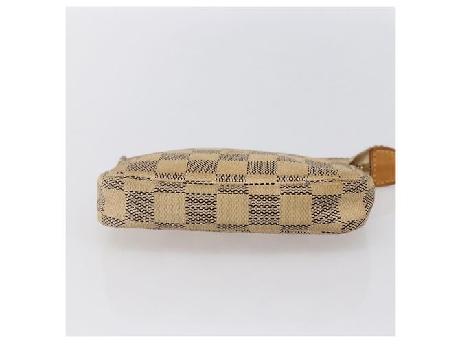 LOUIS VUITTON Mini Pochette Accessoires Damier Azur N63005 Auth LV 150585 - vista 5