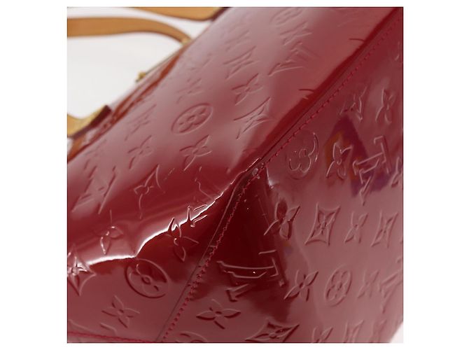 LOUIS VUITTON Borsa Bellevue PM Monogram Vernis Pomme D'amour M93583 Auth 150365 Rosso - vista 14