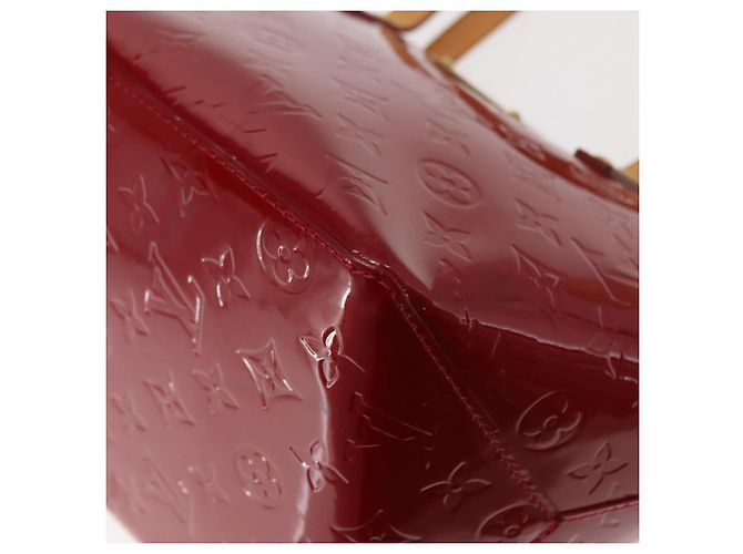 LOUIS VUITTON Borsa Bellevue PM Monogram Vernis Pomme D'amour M93583 Auth 150365 Rosso - vista 15