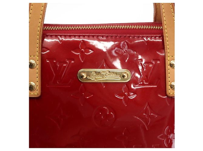 LOUIS VUITTON Borsa Bellevue PM Monogram Vernis Pomme D'amour M93583 Auth 150365 Rosso - vista 18