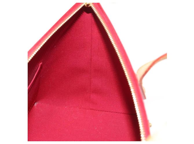 LOUIS VUITTON Borsa Bellevue PM Monogram Vernis Pomme D'amour M93583 Auth 150365 Rosso - vista 20