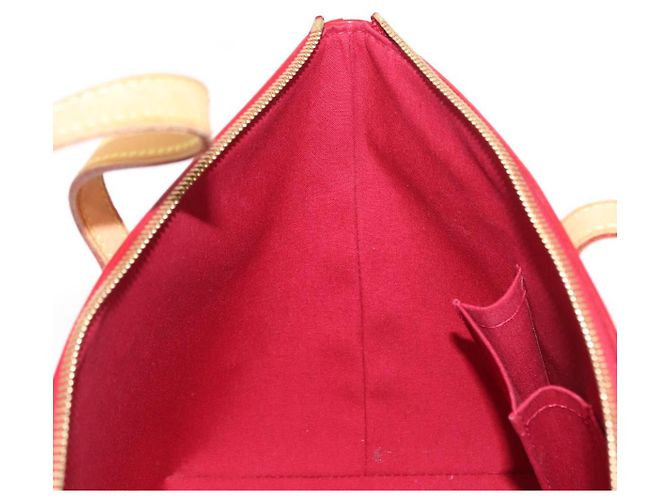 LOUIS VUITTON Borsa Bellevue PM Monogram Vernis Pomme D'amour M93583 Auth 150365 Rosso - vista 21
