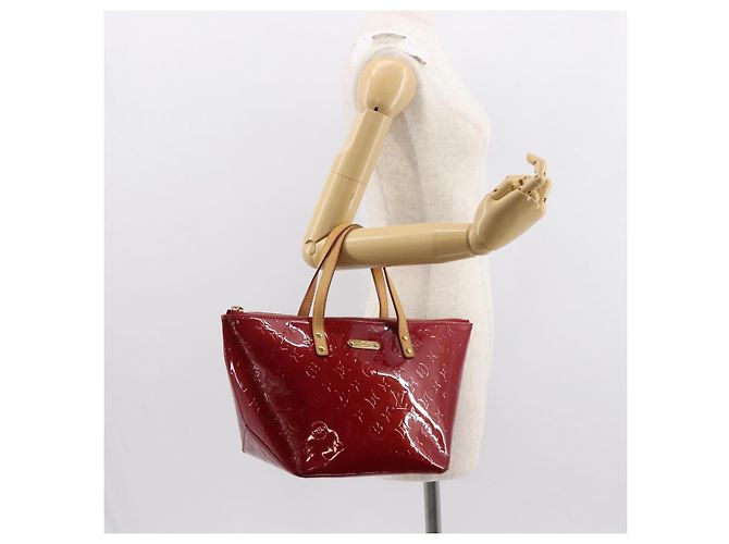 LOUIS VUITTON Borsa Bellevue PM Monogram Vernis Pomme D'amour M93583 Auth 150365 Rosso - vista 23