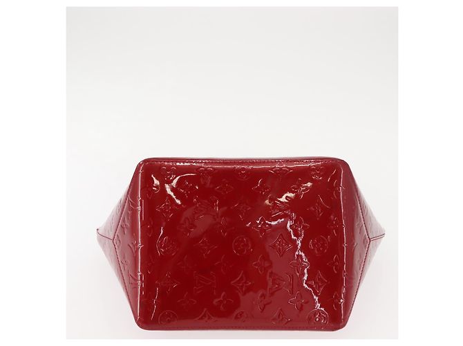 LOUIS VUITTON Borsa Bellevue PM Monogram Vernis Pomme D'amour M93583 Auth 150365 Rosso - vista 5